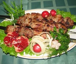 Шашлык в гранатовом соке