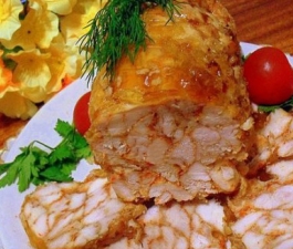 Куриный рулет 