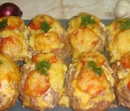 Мясные зразы по-французски   