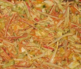 Салат с корейской морковкой  